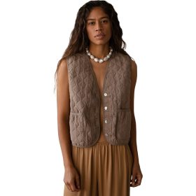 Donni The Quilted Vest - Women's Mushroom, L