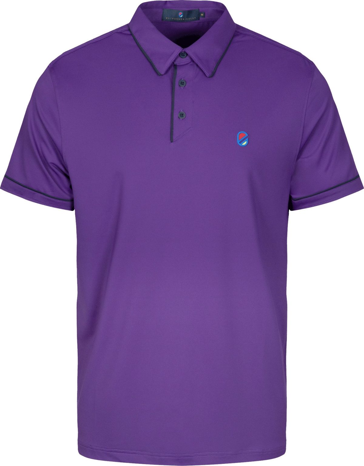 Extracurricular Activities Men's Golf Polo - Purple, Size: Small