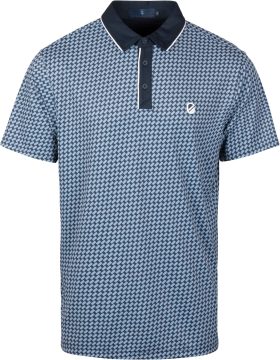 Extracurricular Fontaine Men's Golf Polo - Blue, Size: Medium