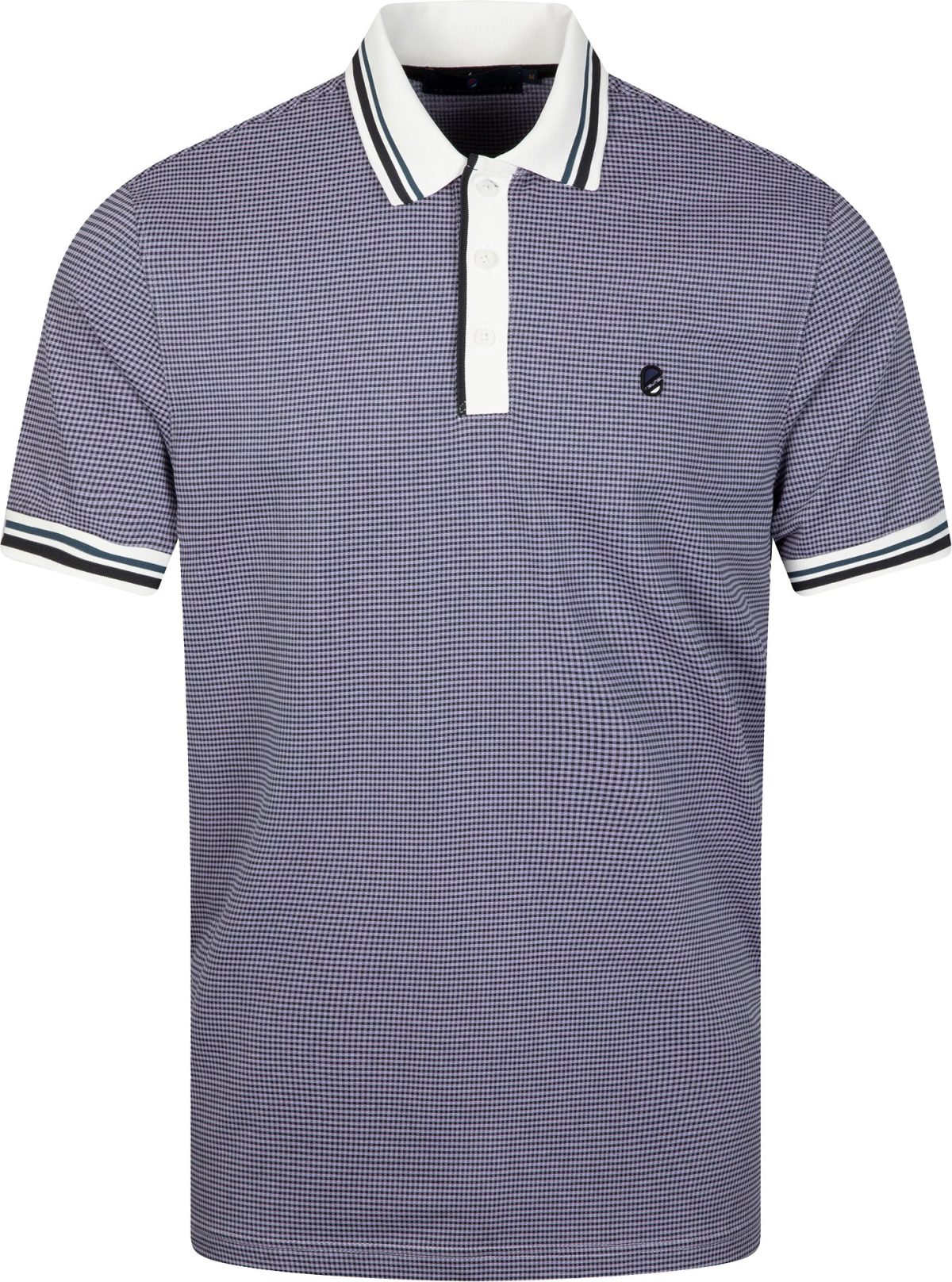 Extracurricular Harelquin Men's Golf Polo - Purple, Size: Small