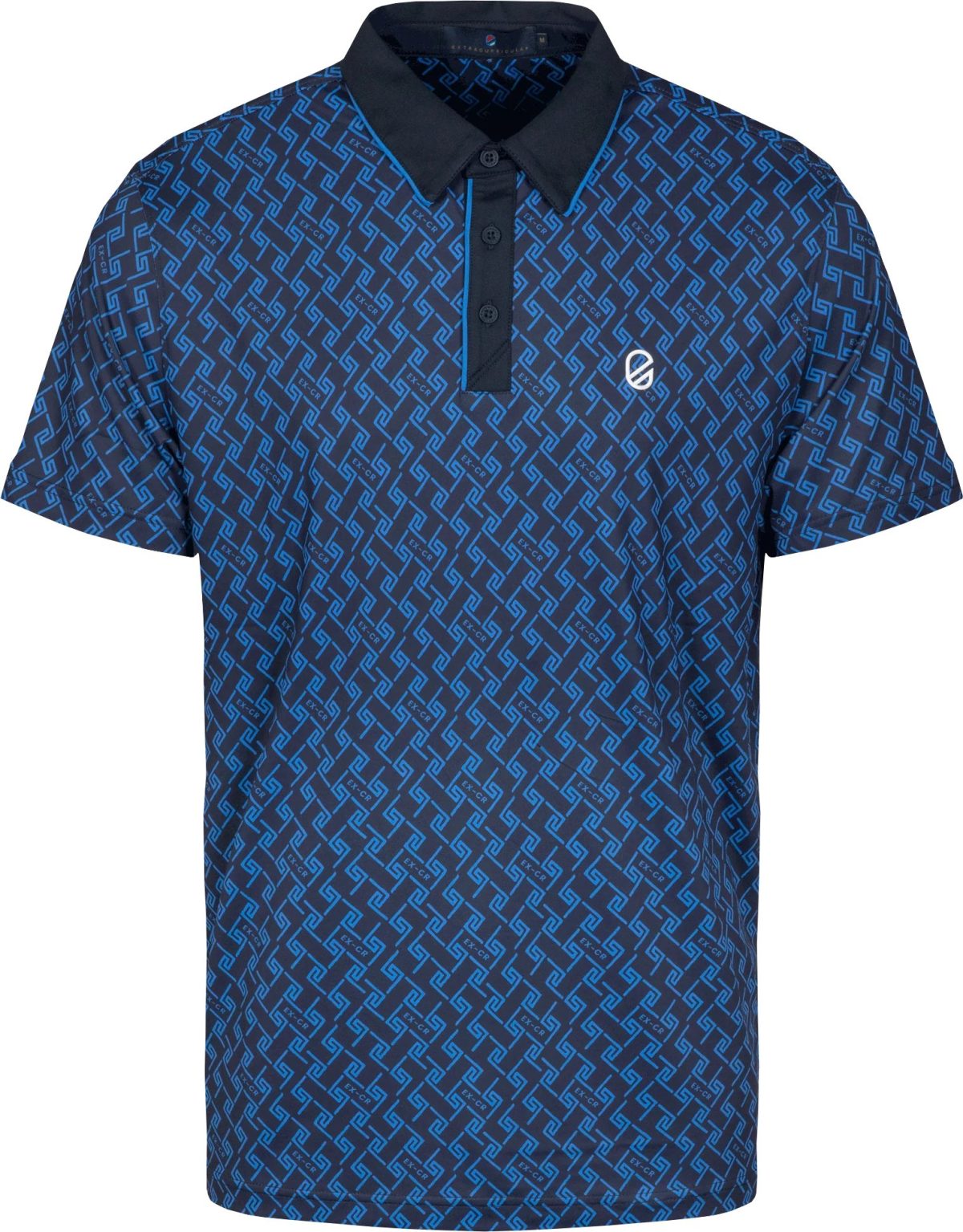 Extracurricular Helix Men's Golf Polo - Blue, Size: Large