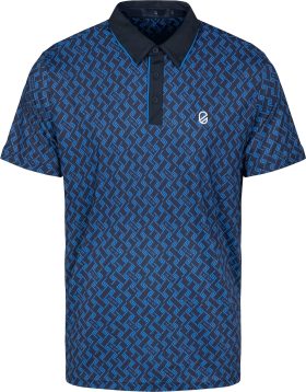 Extracurricular Helix Men's Golf Polo - Blue, Size: Large