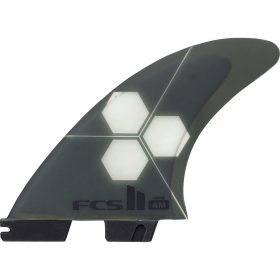 FCS AM PC Thruster Surfboard Fins Grey, L