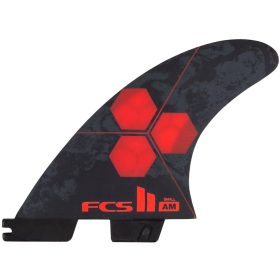 FCS AM PC Thruster Surfboard Fins Red, S