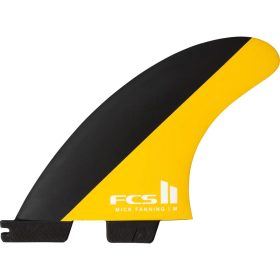 FCS Mick Fanning Performance Core Tri Surfboard Fins Black/Mango, L