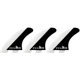 FCS Mick Fanning Performance Core Tri Surfboard Fins Black/White, Grom