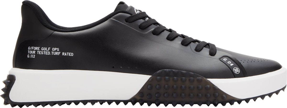 G/FORE G.112 PU Leather Golf Shoes 2024 - Onyx - 7 - MEDIUM