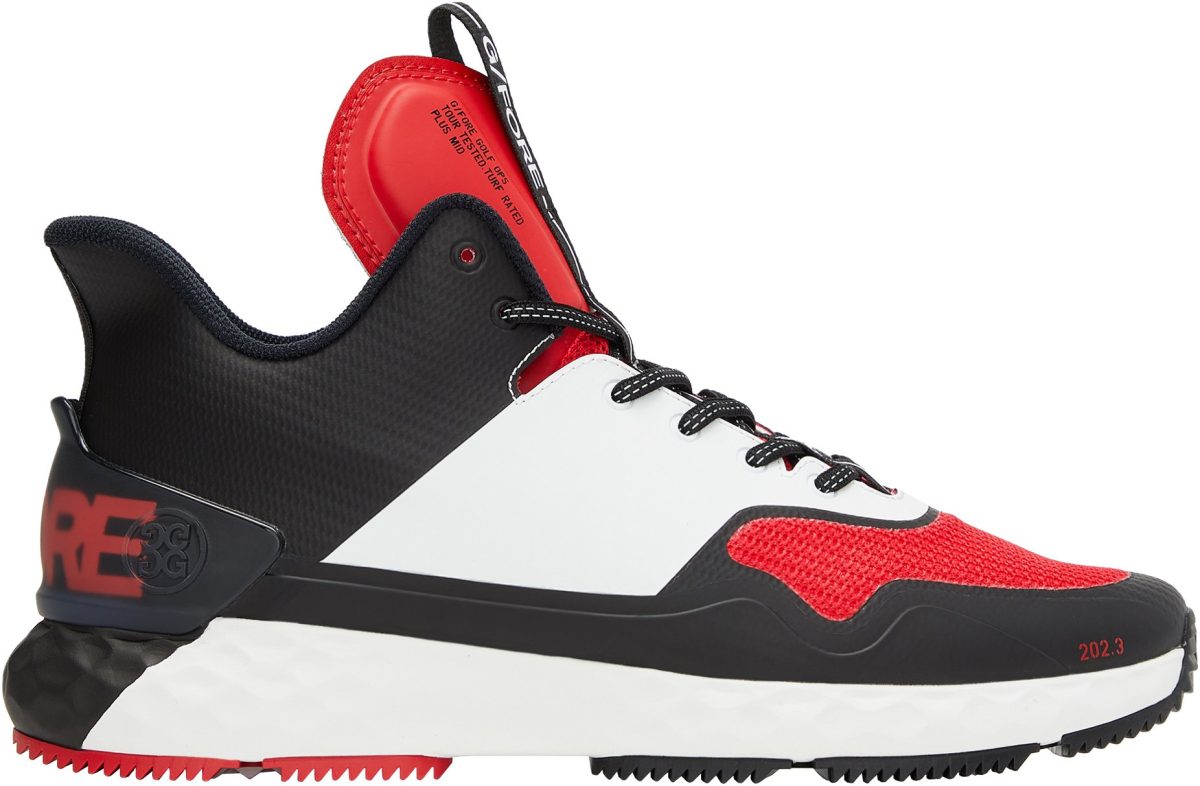 G/FORE MG4+ TPU Mid-Top Golf Shoes 2024 - Lava - 7.5 - MEDIUM