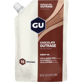 GU Energy Gel - 15-Servings Chocolate Outrage, One Size