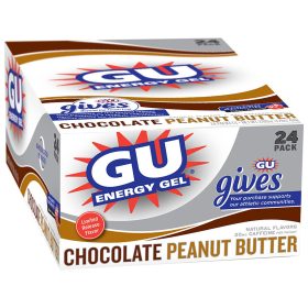 GU Energy Gel - 24 Pack Chocolate Peanut Butter Cup, 24 PACK