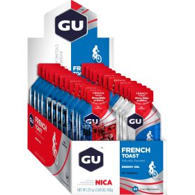 GU Energy Gel - 24 Pack French Toast, 24 PACK