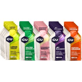 GU Energy Gel - 24 Pack Fruity Mixed Box, 24 PACK