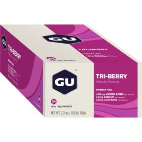 GU Energy Gel - 24 Pack Tri-Berry, 24 PACK