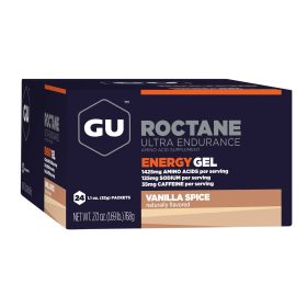 GU Roctane Energy Gel - 24 Pack Vanilla Spice, One Size