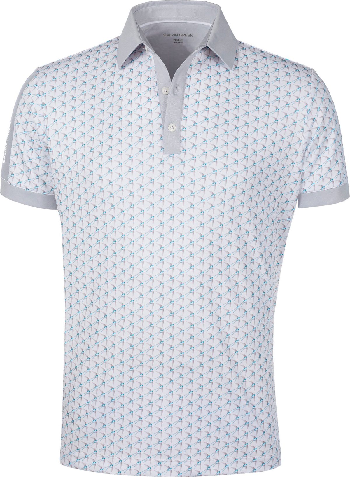 Galvin Green Malcolm Men's Golf Polo - Blue, Size: Small