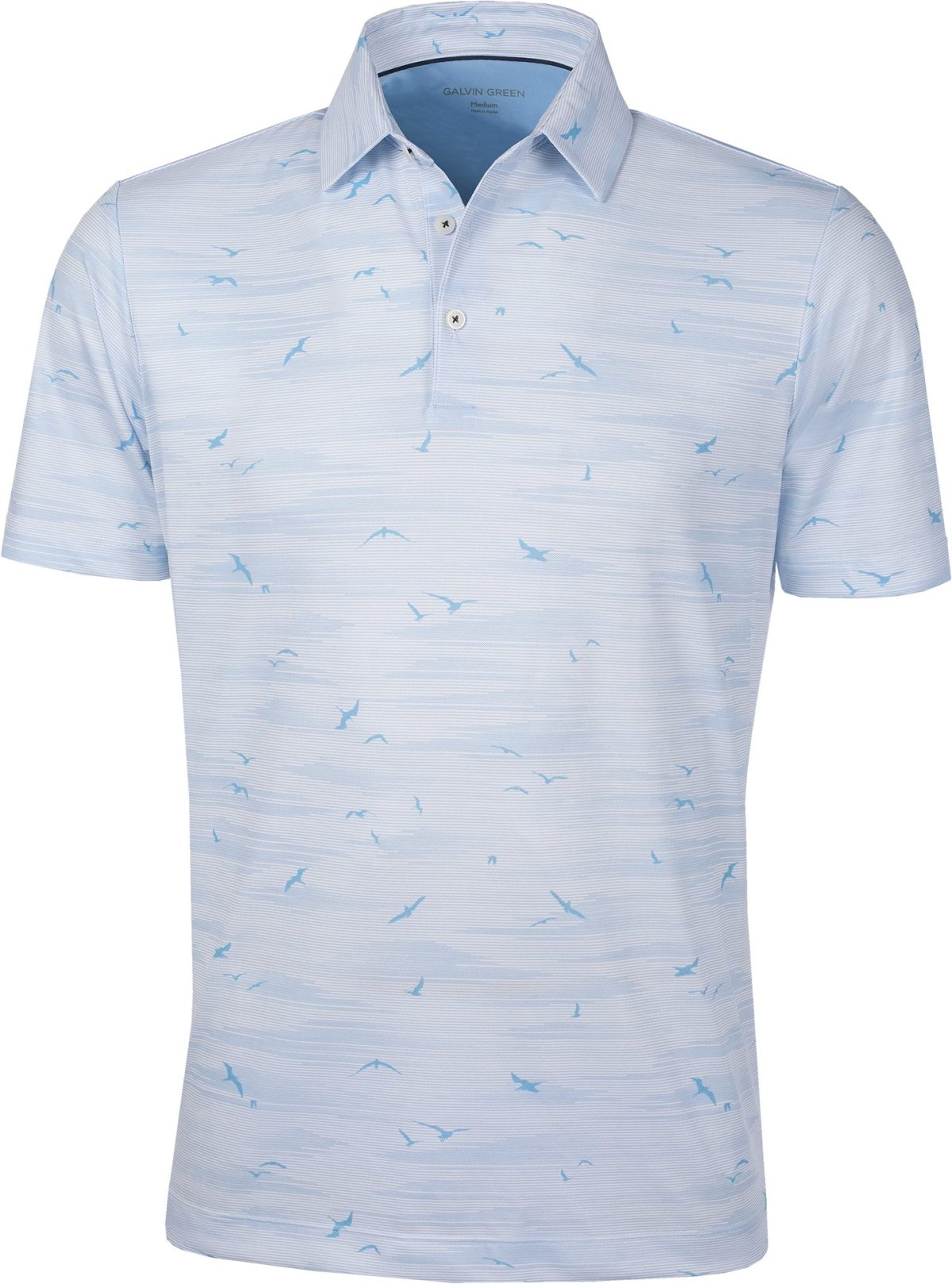 Galvin Green Marin Men's Golf Polo - Blue, Size: Small