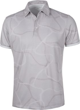 Galvin Green Markos Men's Golf Polo - Grey, Size: Small