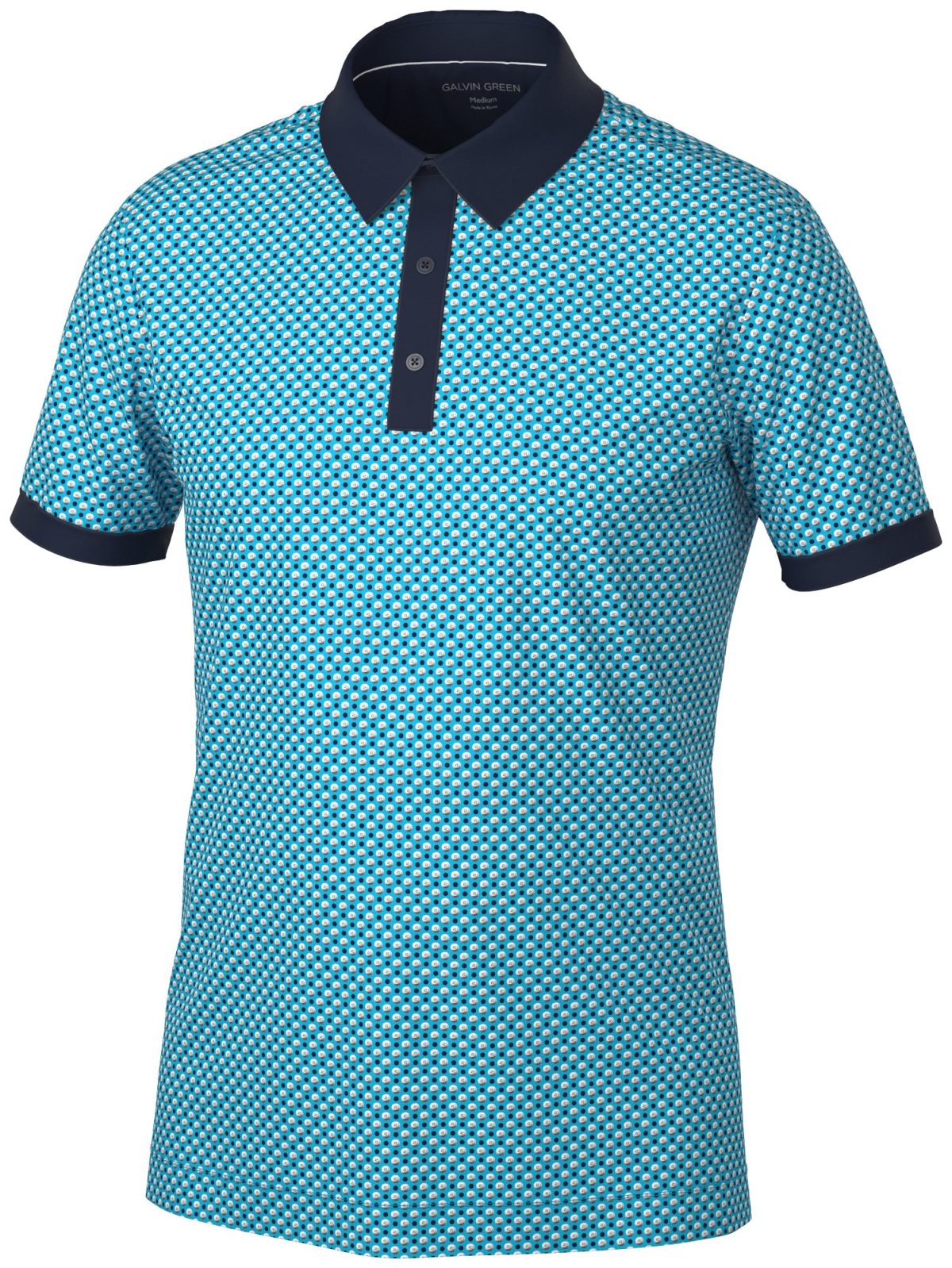 Galvin Green Mate Men's Golf Polo - Blue, Size: X-Large