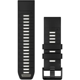 Garmin QuickFit Silicone Sport Watch Band Black/Pebble Gray, 20mm