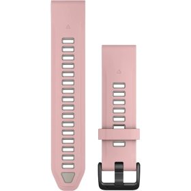 Garmin QuickFit Silicone Sport Watch Band Dust Rose/Fog Gray, 20mm