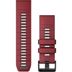 Garmin QuickFit Silicone Sport Watch Band Marsala/Graphite Silicone, 26mm