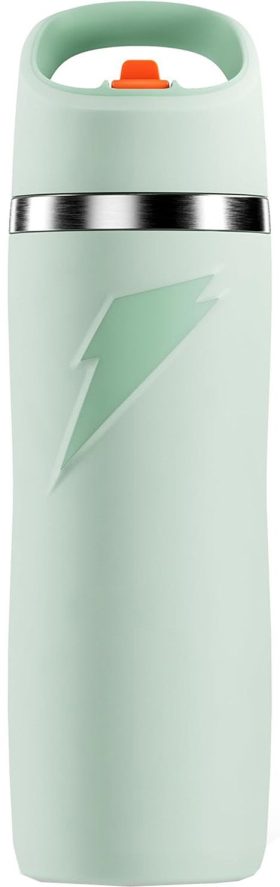 Gatorade Overtime 22 oz. Stainless Steel Bottle with Straw Cap, Sage