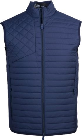 Greyson Yukon Ultralight Hybrid Men's Golf Vest - Blue, Size: Medium