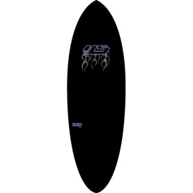 Haydenshapes Hypto Krypto FutureFlex Surfboard - FCSII 3 Fin System Black Violet, 5ft 8in