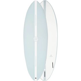 Haydenshapes Hypto Krypto Softboard Surfboard - Futures 3 Fin System Blue Tile, 5ft 4in