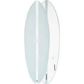 Haydenshapes Hypto Krypto Softboard Surfboard - Futures 3 Fin System Blue Tile, 6ft 8in