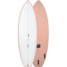 Haydenshapes Performance Cruiser Shortboard Surfboard Salmon, 5ft 10in