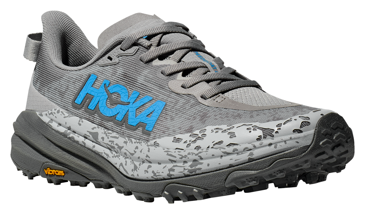 Hoka Speedgoat 6 Trail Running Shoes for Ladies - Stellar Grey/Asteroid - 10M