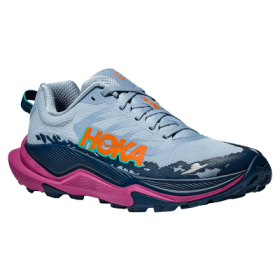 Hoka Torrent 4 Trail Running Shoes for Ladies - Drizzle/Fuchsia - 10M