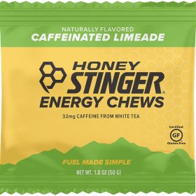 Honey Stinger Organic Energy Chews - 12 Pack Limeade-Caffeinated, One Size