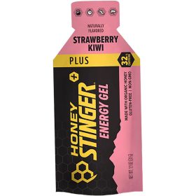 Honey Stinger Organic Energy Gels - 24-Pack Strawberry Kiwi - Naturally Caffeinated, One Size