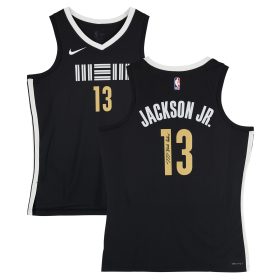 Jaren Jackson Jr. Memphis Grizzlies Autographed Nike Black City Swingman Jersey with "The Block Panther" Inscription