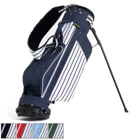 Jones Sports Classic Pinstripe Stand Bag Green Pinstripe