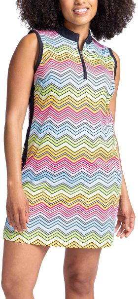 KINONA Womens Headed To 19 Sleeveless Golf Dress - Multicolor, Size: X-Small