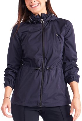 KINONA Womens Squall Patrol Anorak Golf Jacket - Black, Size: X-Small