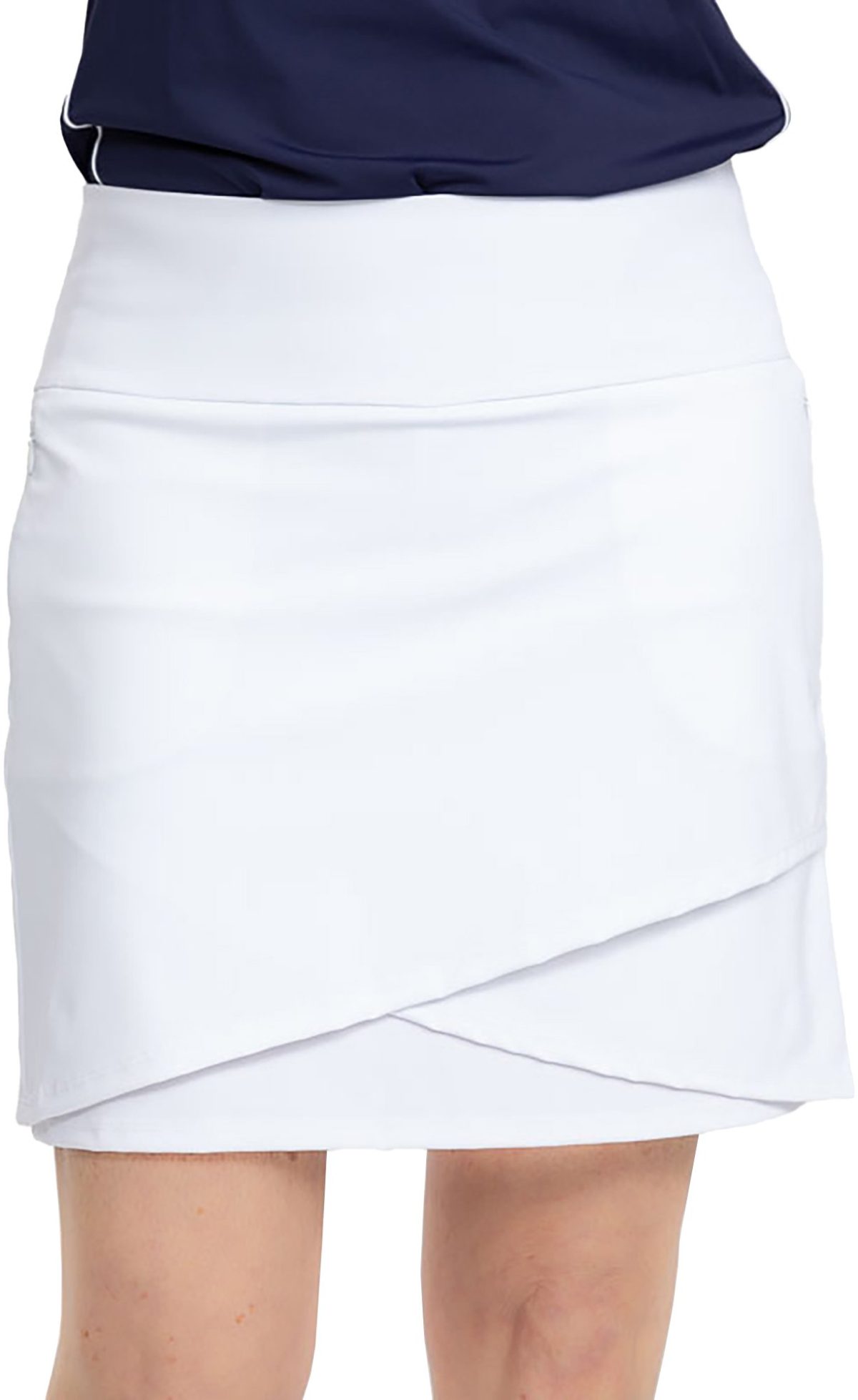 KINONA Womens Wrap It Up Golf Skort - White, Size: X-Small