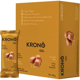 Krono Nutrition Energy Gels - Box of 24 Salted Caramel, One Size