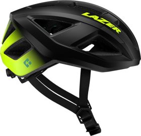 Lazer Adult Tonic KinetiCore Bike Helmet, Medium, Black/Yellow