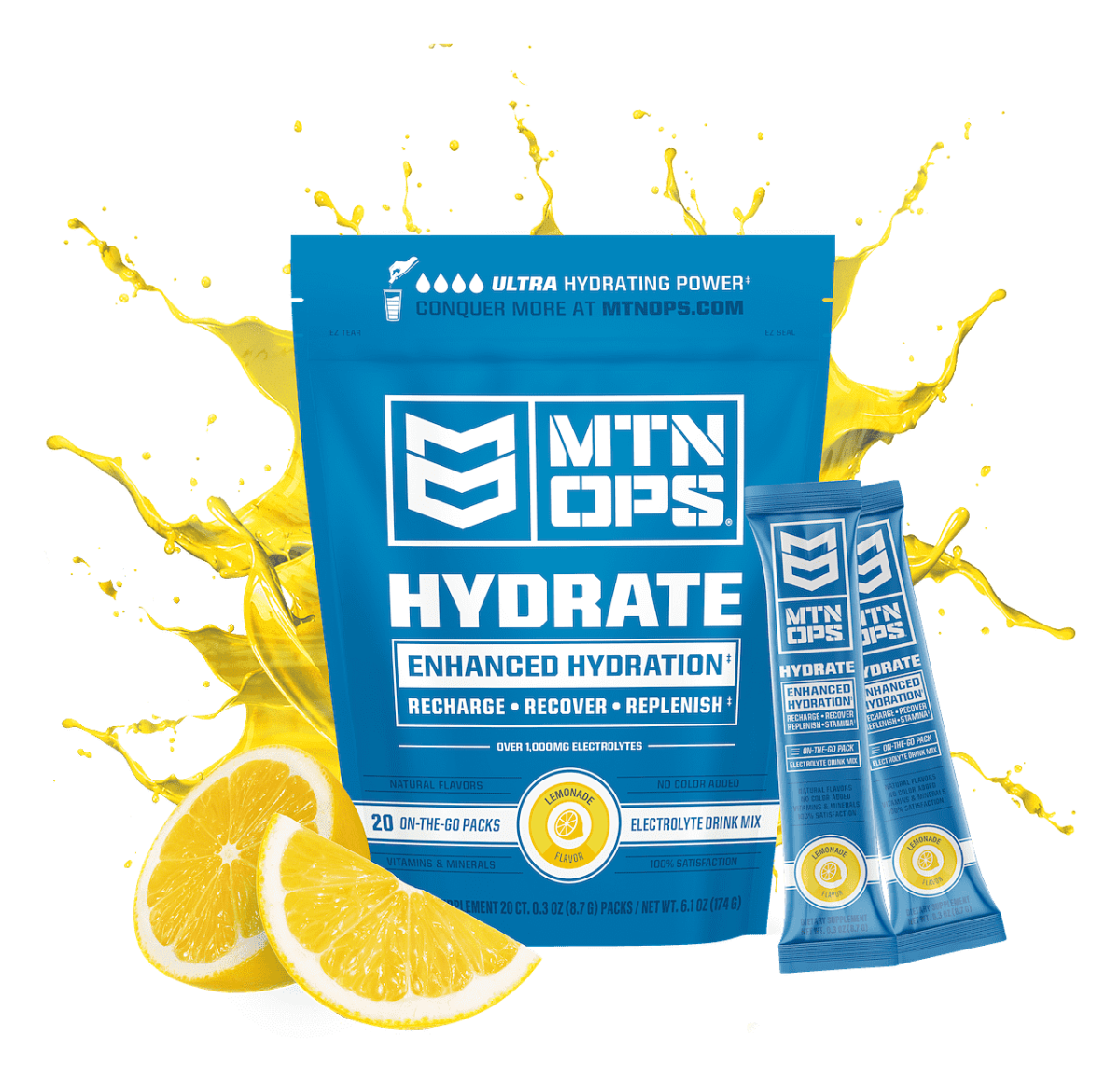 MTN Ops Hydrate Lemonade Drink Mix