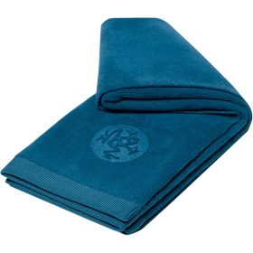 Manduka Equa Hot Yoga Hand Towel Aquamarine, One Size