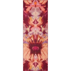 Manduka Yogitoes Printed Yoga Mat Towel Bloom 2.0, Standard