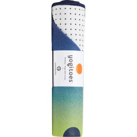 Manduka Yogitoes Printed Yoga Mat Towel Emerald Array, Standard