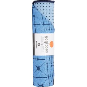 Manduka Yogitoes Printed Yoga Mat Towel Star Dye Clear Blue, Standard