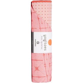 Manduka Yogitoes Printed Yoga Mat Towel Star Dye Coral, Standard