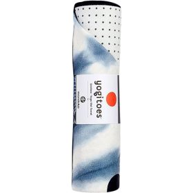 Manduka Yogitoes Printed Yoga Mat Towel Tie Dye Navy, Standard