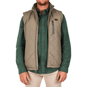 Marsh Wear Barnwell Puff Vest for Men - Rock - L